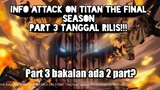 Info Tanggal Tayang AOT FINAL SEASON PART 3!!