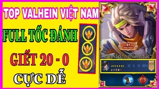 Valhein mùa 18 | Cách lên đồ và Bảng ngọc Valhein mùa 18 chuẩn và mạnh nhất như top 1 valhein là đây