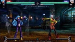 KOF15　チャンピオンvsチャンピオン　動きが速すぎるアンヘル　世界１位エリザベートの４７HIT７割コンボ