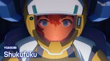 【Lyrics AMV】 Mobile Suit Gundam: The Witch from Mercury OP Full 『祝福』 YOASOBI