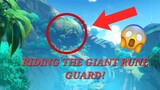 Riding the giant rune guard! |Genshin impact |