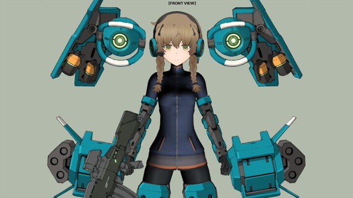 กิจกรรมร่วมกันระหว่าง『Alice Gear Aegis』×『สไตนส์;เกท』: สาธิตโมเดลอาเอมง ซุรุฮะ