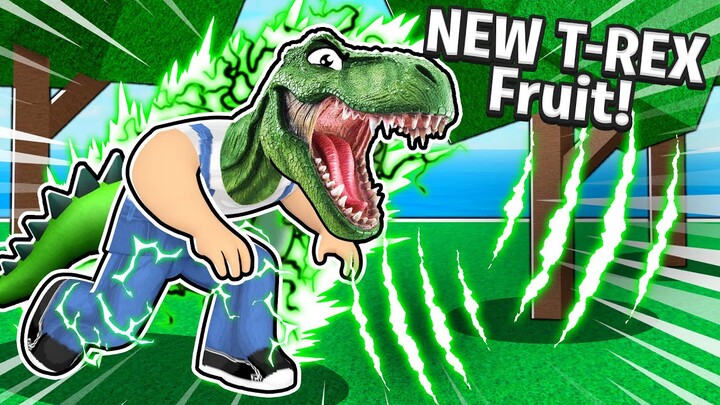 NEW T-REX FRUIT SHOWCASE! Roblox Blox Fruits