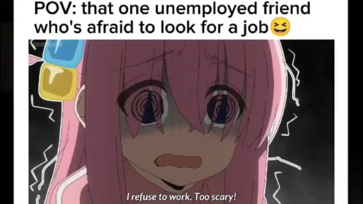 POV: that unemployed friend😆