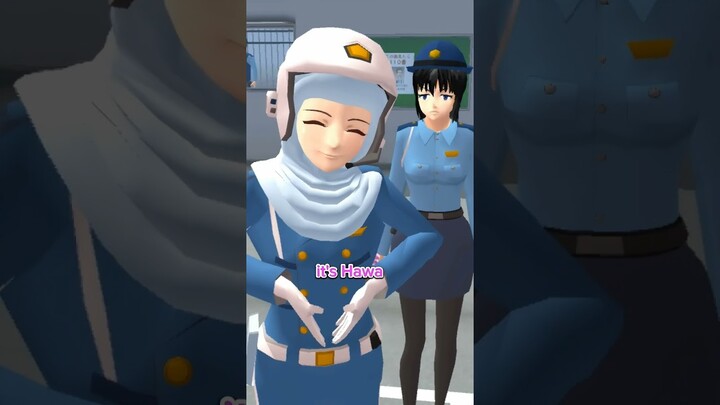 polisi wanita yang manis #sakura #sakuraschoolsimulator #sakubers #sss #dramasakura