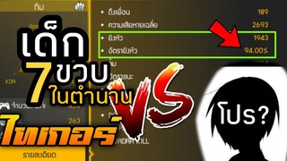FreeFire : เด็กเทพ vs โปร!!!???😳😳🥺🇹🇭[FFCTH]