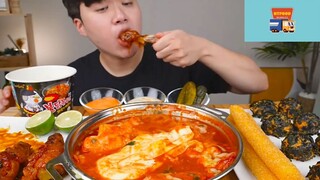 Mukbang bánh gạo cay Hàn Quốc phần 2 #anngon