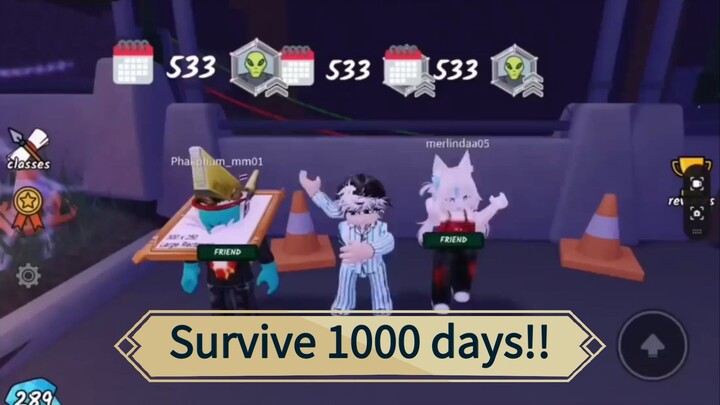 Roblox | ผมเอาชีวิตรอดได้มากกว่า 1000 วัน!! | 99 Night in the forest