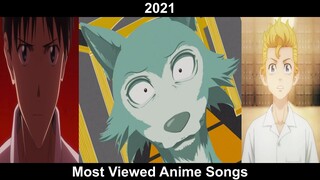 Top 30 Most Viewed Anime Songs of 2021