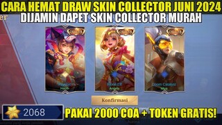 CARA HEMAT DRAW SKIN COLLECTOR (HARITH ANGELA MIYA) MLBB JUNI! DIJAMIN DAPET SKIN COLLECTOR MURAH
