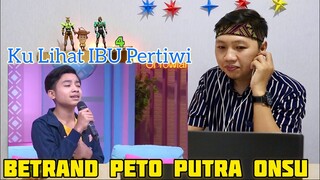 Betrand Peto Putra Onsu - Ku Lihat Ibu Pertiwi || Reaction Job