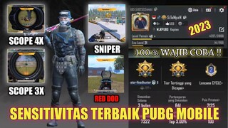 Tutorial ‼️ Sensitivitas Gyro All Terbaik 2023 PUBG MOBILE•DIJAMIN ACE DOMINATOR - CONCUEROR