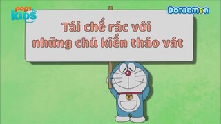 doremon: tái chế rác với những chú kiển tháo vát