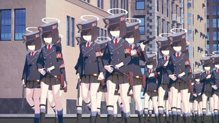 【碧蓝档案】风纪委员杂鱼酱的游行（作者：make狗ふぃるむ@3DCG傭兵）