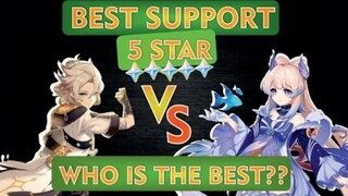 Best 5 Star Support, Showcase Party Kokomi Vs Albedo!!! Mana Yang Lebih Baik?? I Genshin Impact