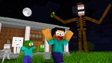 Monster School : Siren Head RIP Challenge - Funny Minecraft Animation