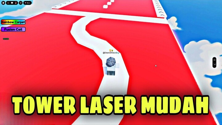Tantangan Tower laser yang sangat mudah