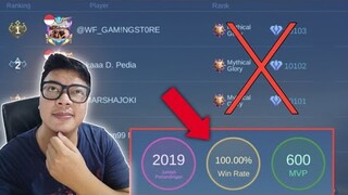 PLAYER GB AKAN DI HAPUS MOONTON !! 2000 MATCH WINRATE 100% ! AUTO DI REKRUT RRQ BUAT MSC !!