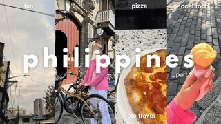 chronicles of the philippines🏵️| solo trip, traditional filipino desert, fun, food, culture pt.2