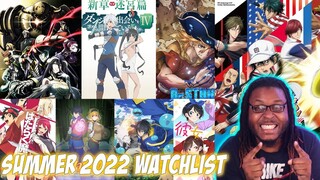 My Summer 2022 Watchlist | IT'S GOING TO BE A HOT ANIME SUMMER!!!!!!