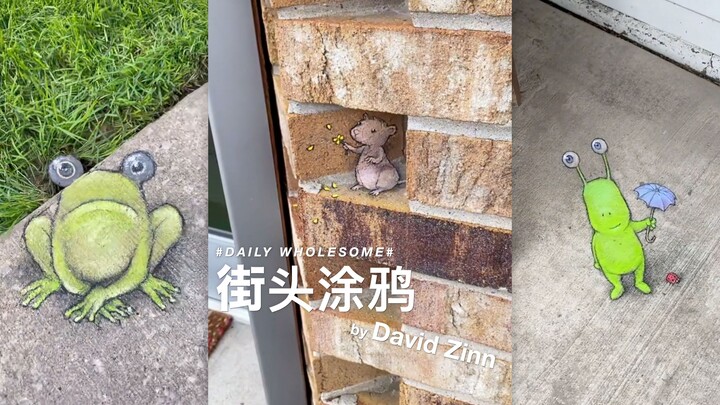 Michigan Artist David Zinn and His Street Graffiti