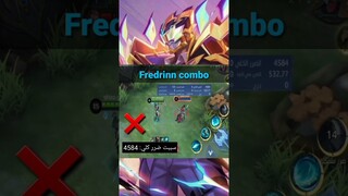 Fredrinn combo #MLBBfixed #MLBB #MII #مواجهة_الأبطال_mlbb
