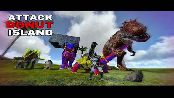ARK MOBILE | WIPE DONUT BASE WITH CUTE TAMES | Unofficial Server