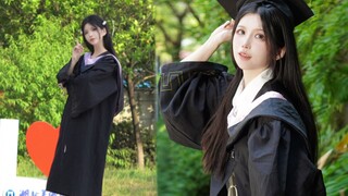 开学啦，但是穿学士服跳毕业舞～恋dance