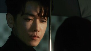 If we use the Korean drama OST to start this umbrella scene...