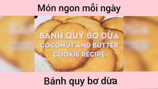 Bánh quy bơ dừa