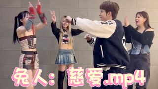 耍宝小狗和非常捧场的美女姐姐们 ⁽⁽ଘ( ˊᵕˋ )ଓ⁾⁾ 廷祐×TWICE Set Me Free Challenge