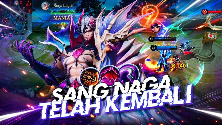 Damage nya Sakit, Pasif nya Beuh Ajib👍 - Sang Naga Telah Kembali‼️| MLBB