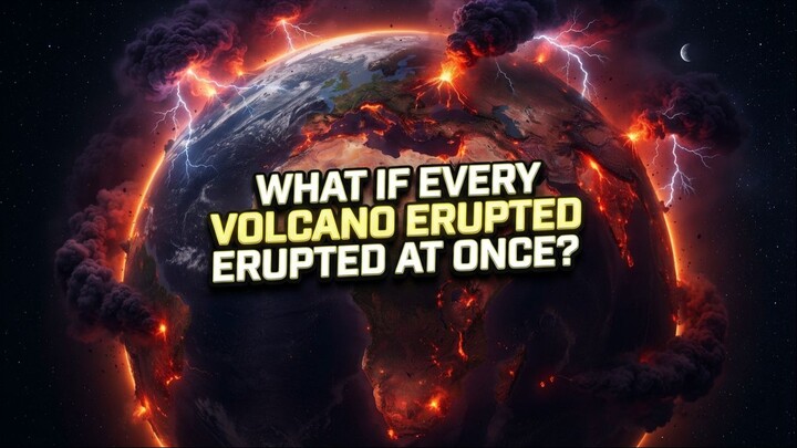 What if every volcano on Earth erupts at the exact same time