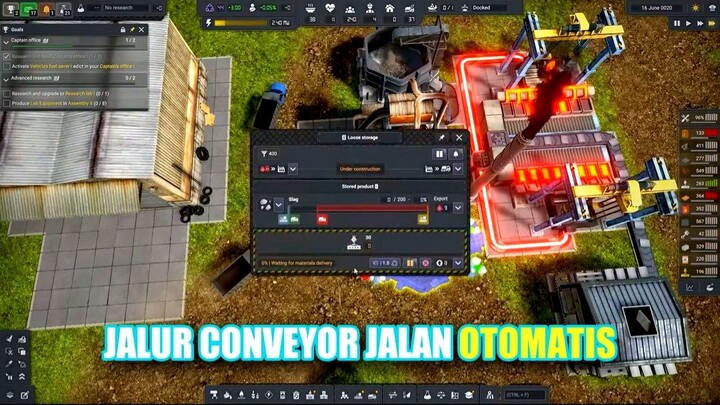 Jalur Conveyor Jalan Otomatis