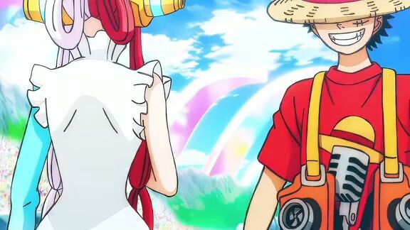 luffy & uta 💞