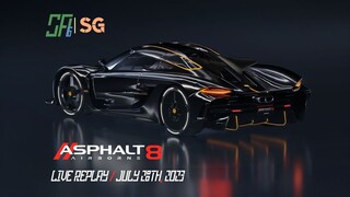 [Asphalt 8 (A8)] Treasure Rush, Events & MP, and A9C A Bit | Live Replay | July 28th, 2023 (UTC+08)