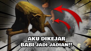 AKU DIKEJAR BABI JADI JADIAN!! - ROBLOX The Butchery Part 1