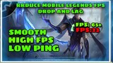 HOW TO REDUCE LAGGING ISSUES, HANG AND FPS DROPS || BEST SETTINGS ON MOBILE LEGENDS