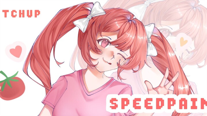 Fanart Ketchup for bonzomcbonbon ✨️🍅