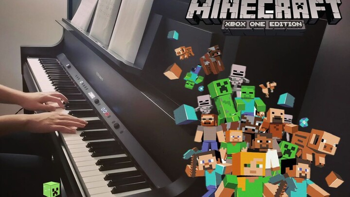 【Music】Top three BGM of Minecraft! Minecraft/Piano performance
