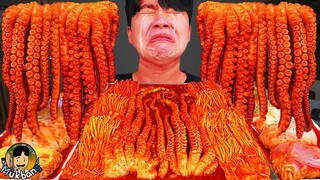 ASMR MUKBANG 해물찜 & 불닭볶음면 & 팽이 버섯 FIRE Noodle & Spicy Seafood & enoki mushroom EATING SOUND!