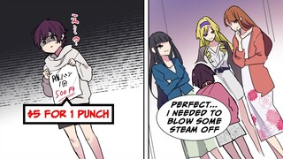 I became a punching bag to raise some money, but... [Manga dub].