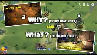 "Where to find candies, pumpkin head, beer and champagne"/SPOOKY FARM and FESTIVAL GROUND/s12 - LDOE