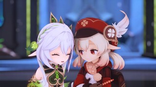 【可莉×纳西妲】情侣间的小把戏