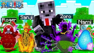 As Novas Devil Fruits do Zoro, Sanji e Shanks de One Piece com Novos Poderes  no Minecraft