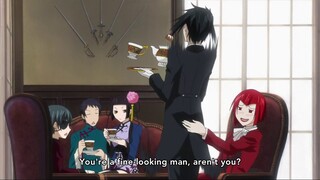 Miss Red Caresses Sebastian's Butt | Black Butler Episode 2.