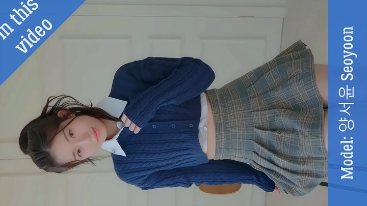 [4K룩북] 놀라운 모델 양서윤 Seoyoon 사랑스러운 의상 룩북