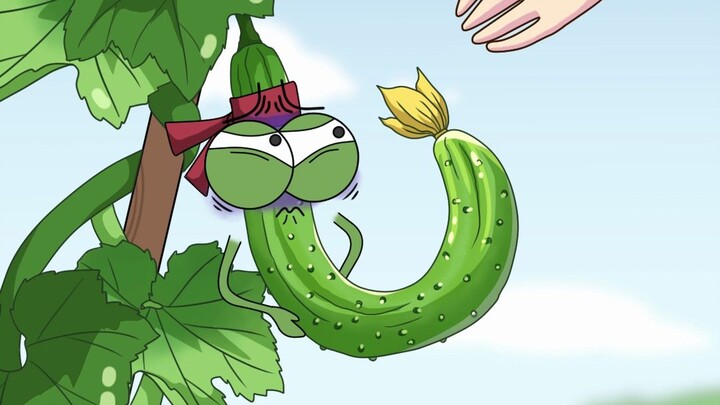 Timun bengkok, buat dua goresan lalu segera luruskan kembali!