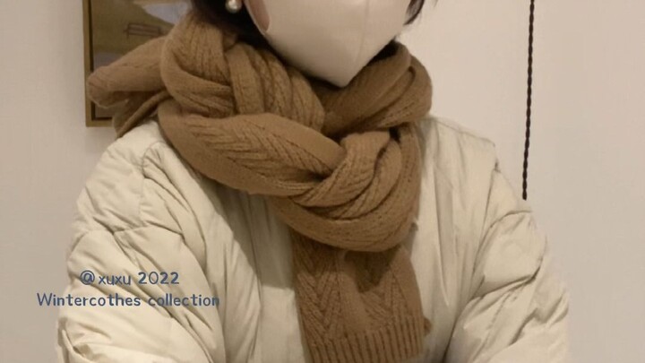 Scarf Tutorial | How to Tie a Cable-Knit Scarf 🧶
