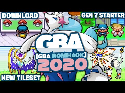 NEW POKEMON GBA ROM HACK WITH MEGA EVOLUTION, GEN 7, ALOLA FORMS